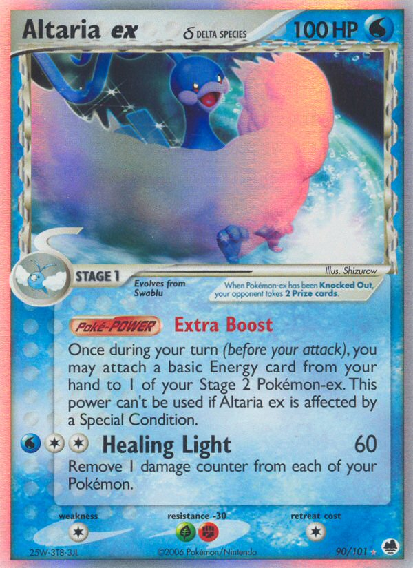 Altaria ex (90/101) (Delta Species) [EX: Dragon Frontiers] | Good Games Morley