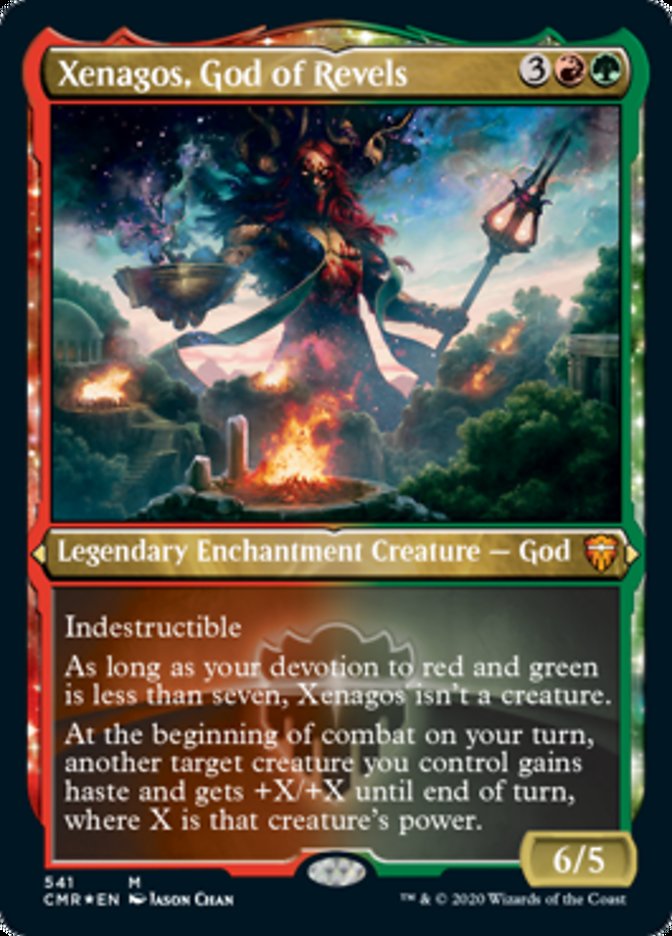 Xenagos, God of Revels (Etched) [Commander Legends] | Good Games Morley