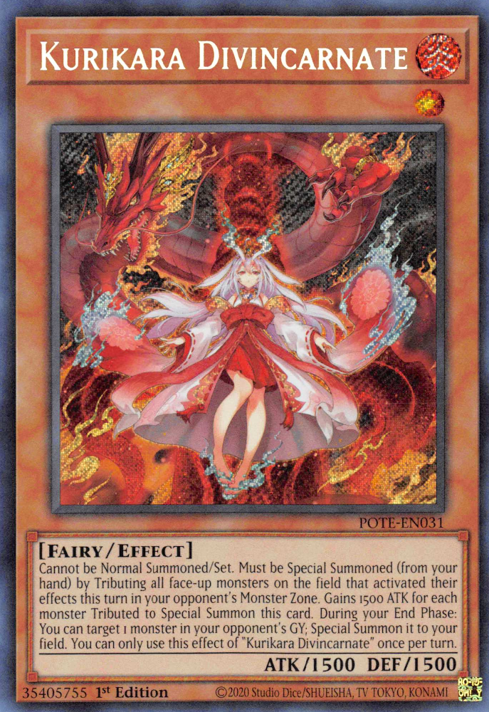Kurikara Divincarnate [POTE-EN031] Secret Rare | Good Games Morley