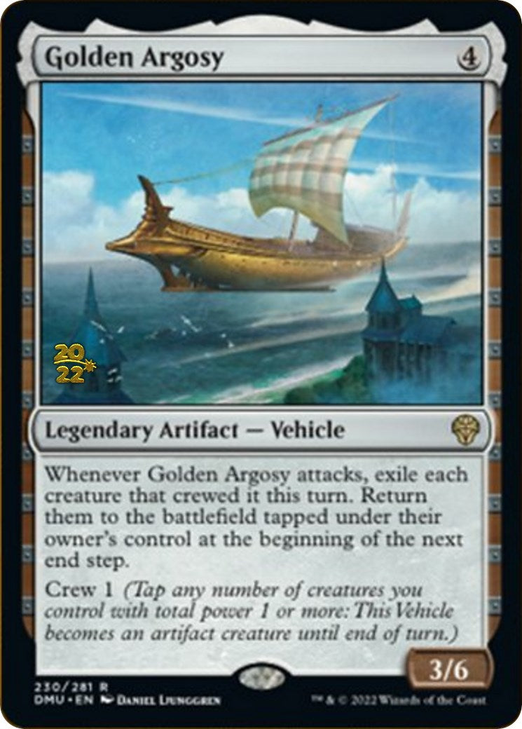 Golden Argosy [Dominaria United Prerelease Promos] | Good Games Morley