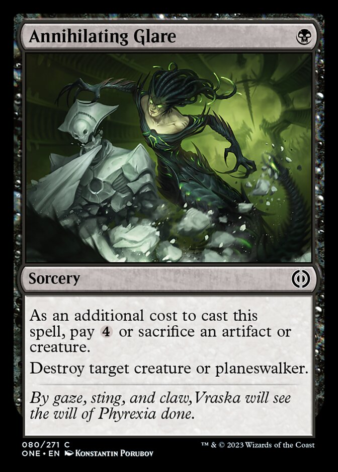 Annihilating Glare [Phyrexia: All Will Be One] | Good Games Morley