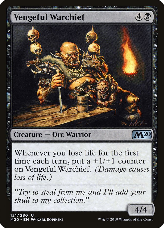 Vengeful Warchief [Core Set 2020] | Good Games Morley