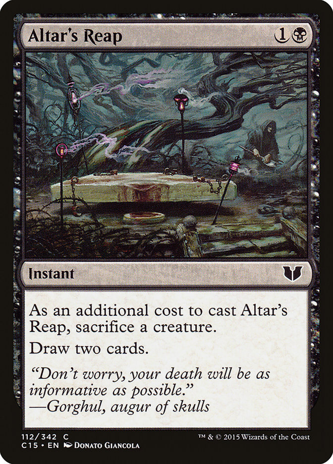 Altar's Reap [Commander 2015] | Good Games Morley