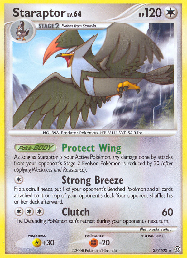 Staraptor (27/100) [Diamond & Pearl: Stormfront] | Good Games Morley