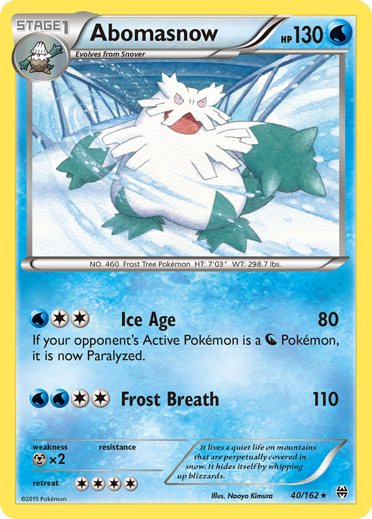 Abomasnow (40/162) [XY: BREAKthrough] | Good Games Morley