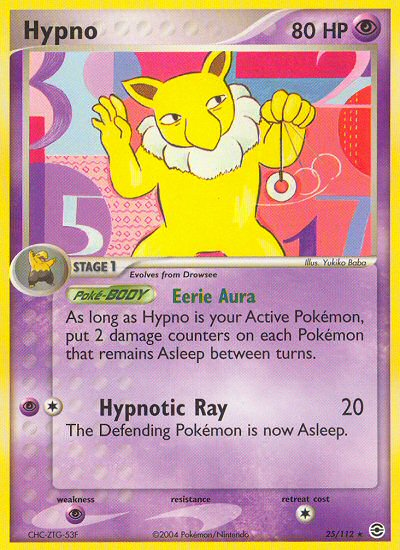 Hypno (25/112) [EX: FireRed & LeafGreen] | Good Games Morley