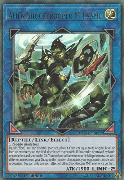 Alien Shocktrooper M-Frame [DUOV-EN003] Ultra Rare | Good Games Morley