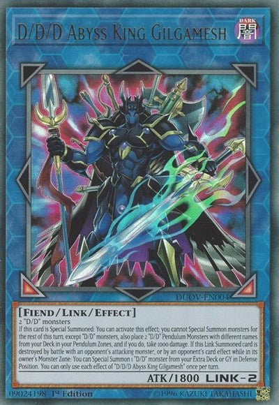 D/D/D Abyss King Gilgamesh [DUOV-EN004] Ultra Rare | Good Games Morley