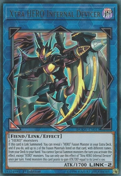 Xtra HERO Infernal Devicer [DUOV-EN013] Ultra Rare | Good Games Morley