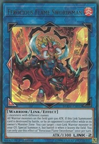Ferocious Flame Swordsman [DUOV-EN032] Ultra Rare | Good Games Morley