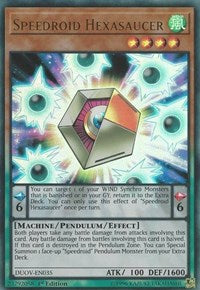 Speedroid Hexasaucer [DUOV-EN035] Ultra Rare | Good Games Morley