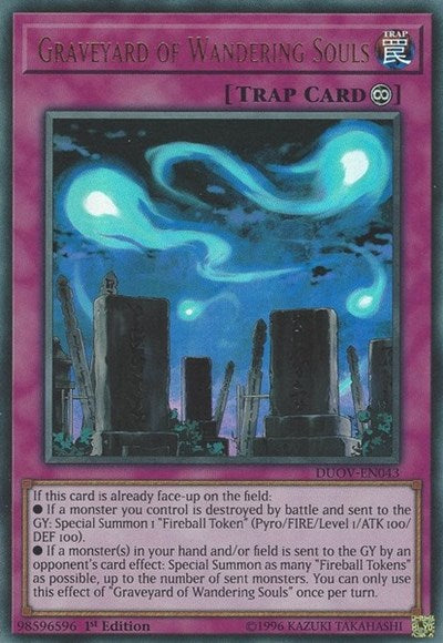 Graveyard of Wandering Souls [DUOV-EN043] Ultra Rare | Good Games Morley