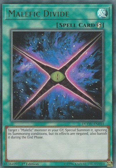 Malefic Divide [DUOV-EN044] Ultra Rare | Good Games Morley