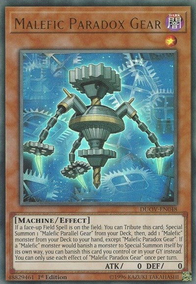 Malefic Paradox Gear [DUOV-EN048] Ultra Rare | Good Games Morley