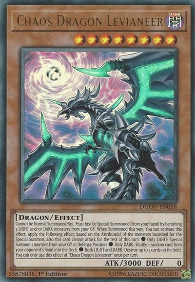 Chaos Dragon Levianeer [DUOV-EN058] Ultra Rare | Good Games Morley