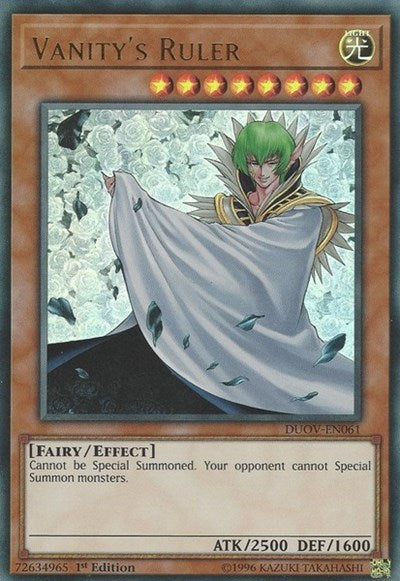 Vanity's Ruler [DUOV-EN061] Ultra Rare | Good Games Morley