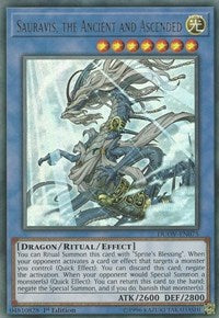 Sauravis, the Ancient and Ascended [DUOV-EN075] Ultra Rare | Good Games Morley