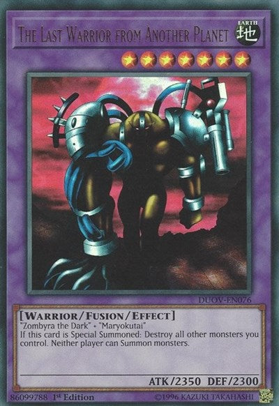 The Last Warrior from Another Planet [DUOV-EN076] Ultra Rare | Good Games Morley