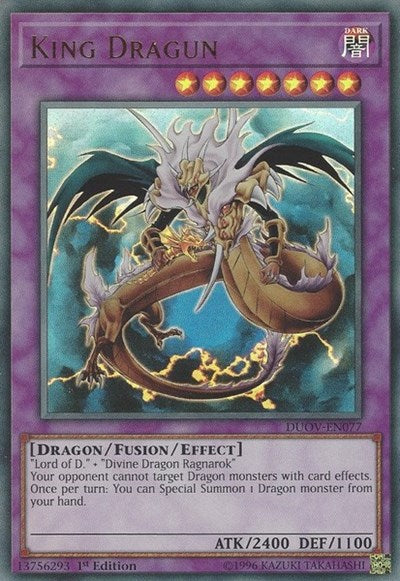 King Dragun [DUOV-EN077] Ultra Rare | Good Games Morley