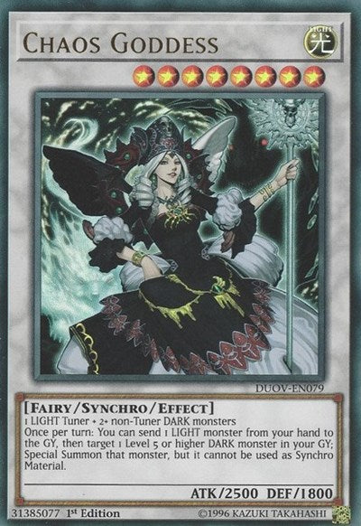 Chaos Goddess [DUOV-EN079] Ultra Rare | Good Games Morley