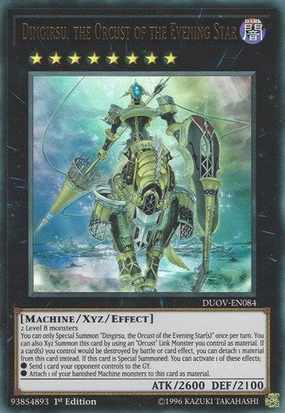 Dingirsu, the Orcust of the Evening Star [DUOV-EN084] Ultra Rare | Good Games Morley