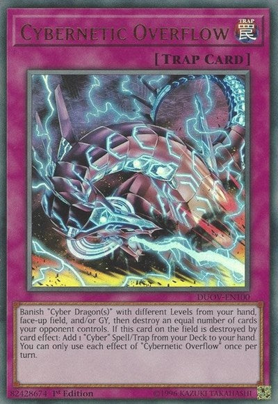 Cybernetic Overflow [DUOV-EN100] Ultra Rare | Good Games Morley