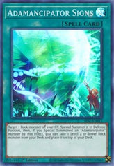Adamancipator Signs [SESL-EN011] Super Rare | Good Games Morley