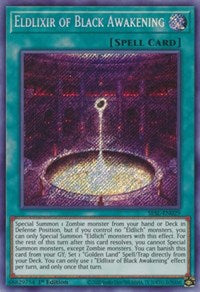 Eldlixir of Black Awakening [SESL-EN029] Secret Rare | Good Games Morley