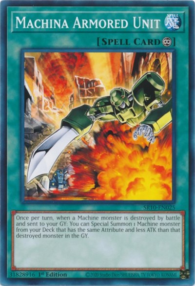 Machina Armored Unit [SR10-EN025] Common | Good Games Morley