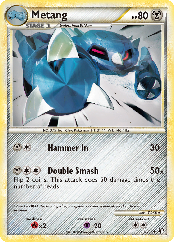 Metang (30/90) [HeartGold & SoulSilver: Undaunted] | Good Games Morley