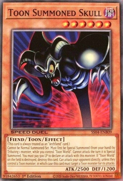 Toon Summoned Skull [SS04-ENB09] Common | Good Games Morley