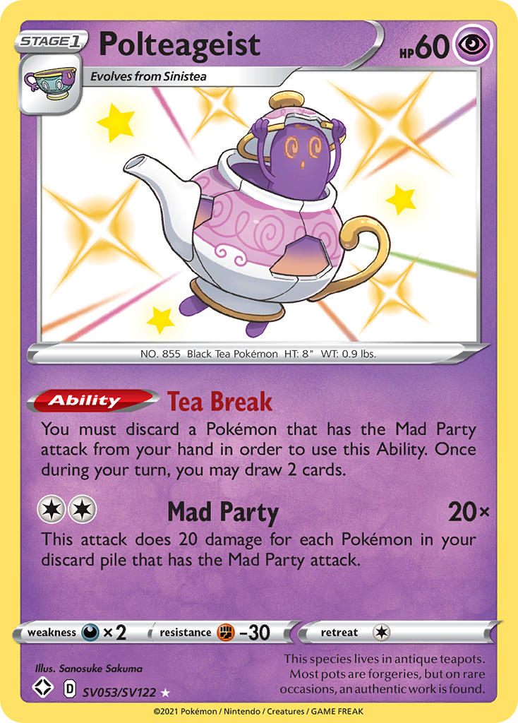 Polteageist (SV053/SV122) [Sword & Shield: Shining Fates] | Good Games Morley