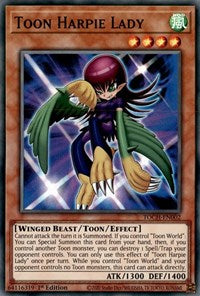 Toon Harpie Lady [TOCH-EN002] Super Rare | Good Games Morley