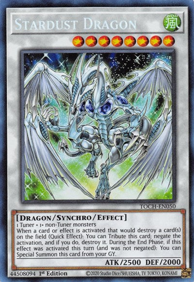 Stardust Dragon (CR) [TOCH-EN050] Collector's Rare | Good Games Morley