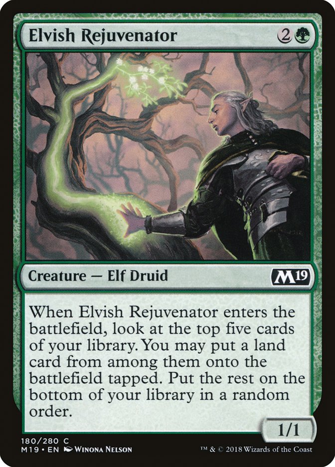 Elvish Rejuvenator [Core Set 2019] | Good Games Morley