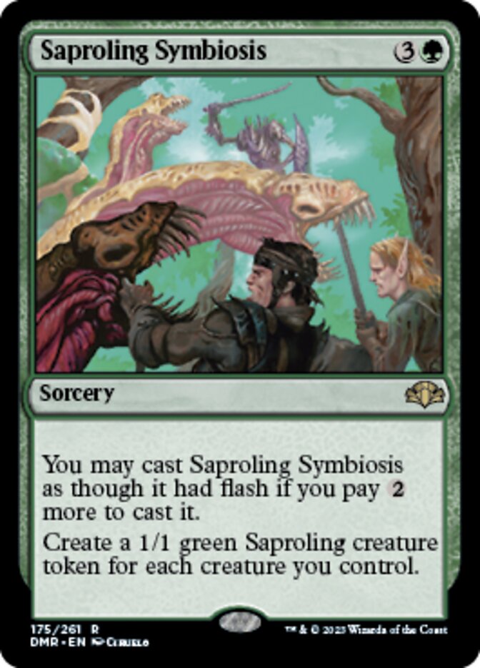 Saproling Symbiosis [Dominaria Remastered] | Good Games Morley