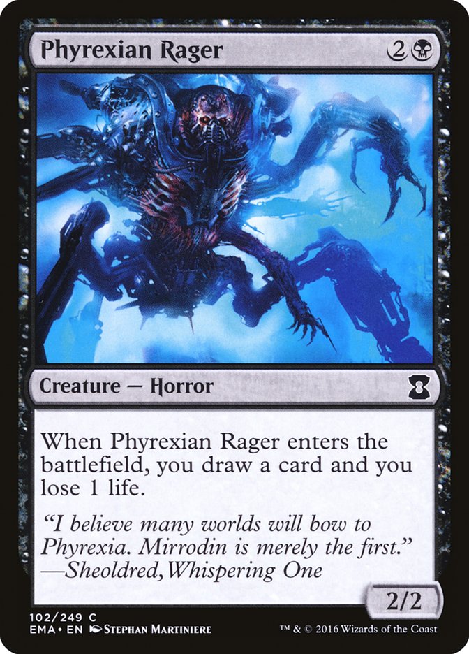Phyrexian Rager [Eternal Masters] | Good Games Morley