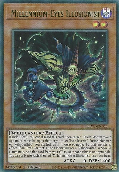 Millennium-Eyes Illusionist (Green) [LDS1-EN045] Ultra Rare | Good Games Morley