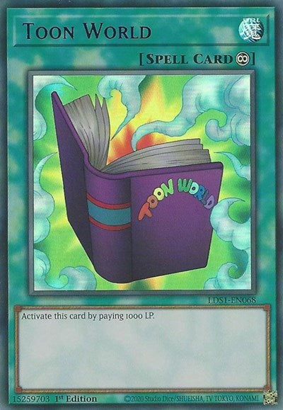 Toon World (Purple) [LDS1-EN068] Ultra Rare | Good Games Morley