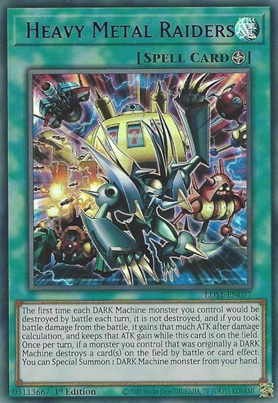 Heavy Metal Raiders (Purple) [LDS1-EN077] Ultra Rare | Good Games Morley