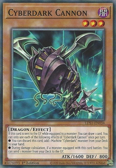 Cyberdark Cannon [LDS1-EN034] Common | Good Games Morley