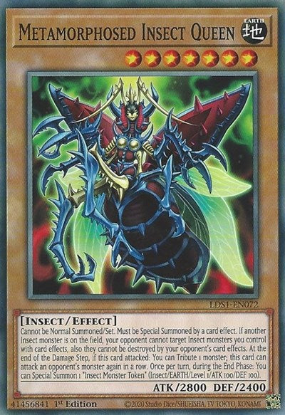Metamorphosed Insect Queen [LDS1-EN072] Common | Good Games Morley
