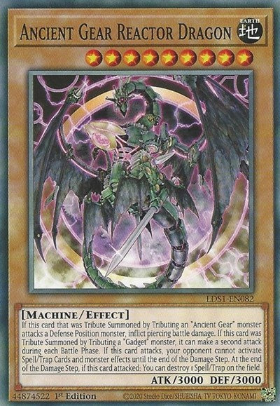 Ancient Gear Reactor Dragon [LDS1-EN082] Common | Good Games Morley