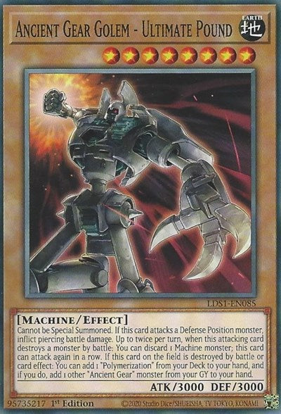Ancient Gear Golem - Ultimate Pound [LDS1-EN085] Common | Good Games Morley