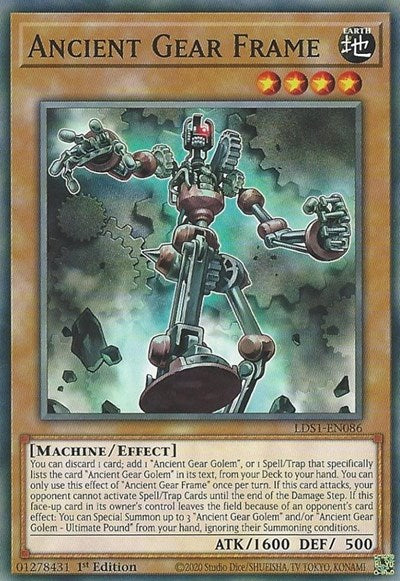 Ancient Gear Frame [LDS1-EN086] Common | Good Games Morley