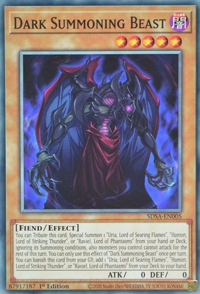 Dark Summoning Beast [SDSA-EN005] Common | Good Games Morley