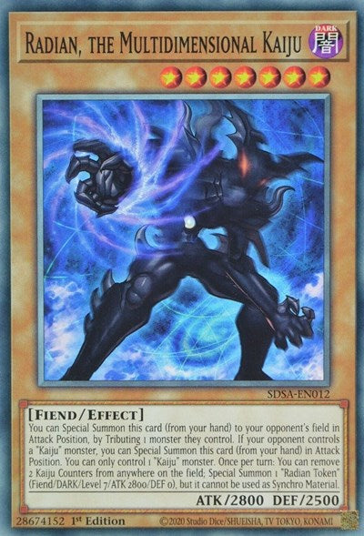 Radian, the Multidimensional Kaiju [SDSA-EN012] Common | Good Games Morley
