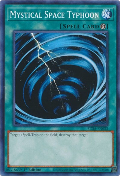 Mystical Space Typhoon [SDSA-EN033] Common | Good Games Morley
