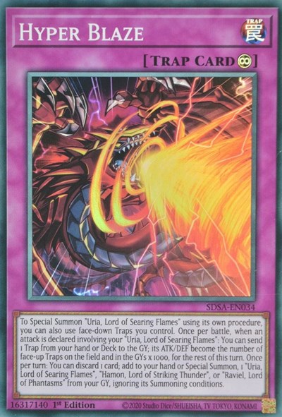 Hyper Blaze [SDSA-EN034] Super Rare | Good Games Morley