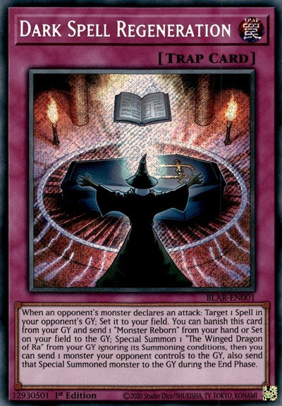 Dark Spell Regeneration [BLAR-EN001] Secret Rare | Good Games Morley